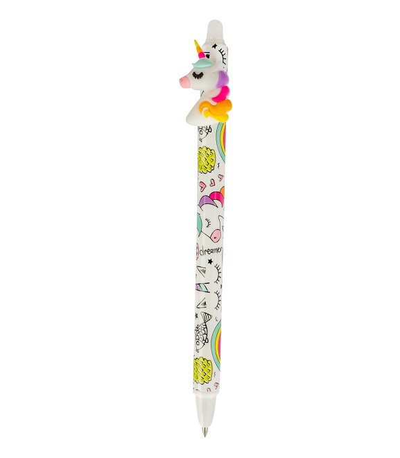 PENNA GEL UNICORNO CON CANCELLINO  